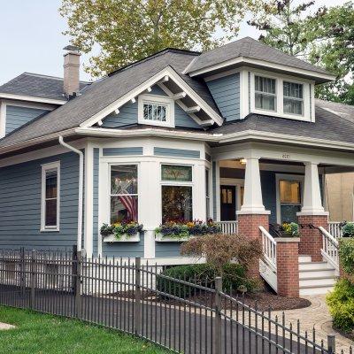 Remodeled home exterior  